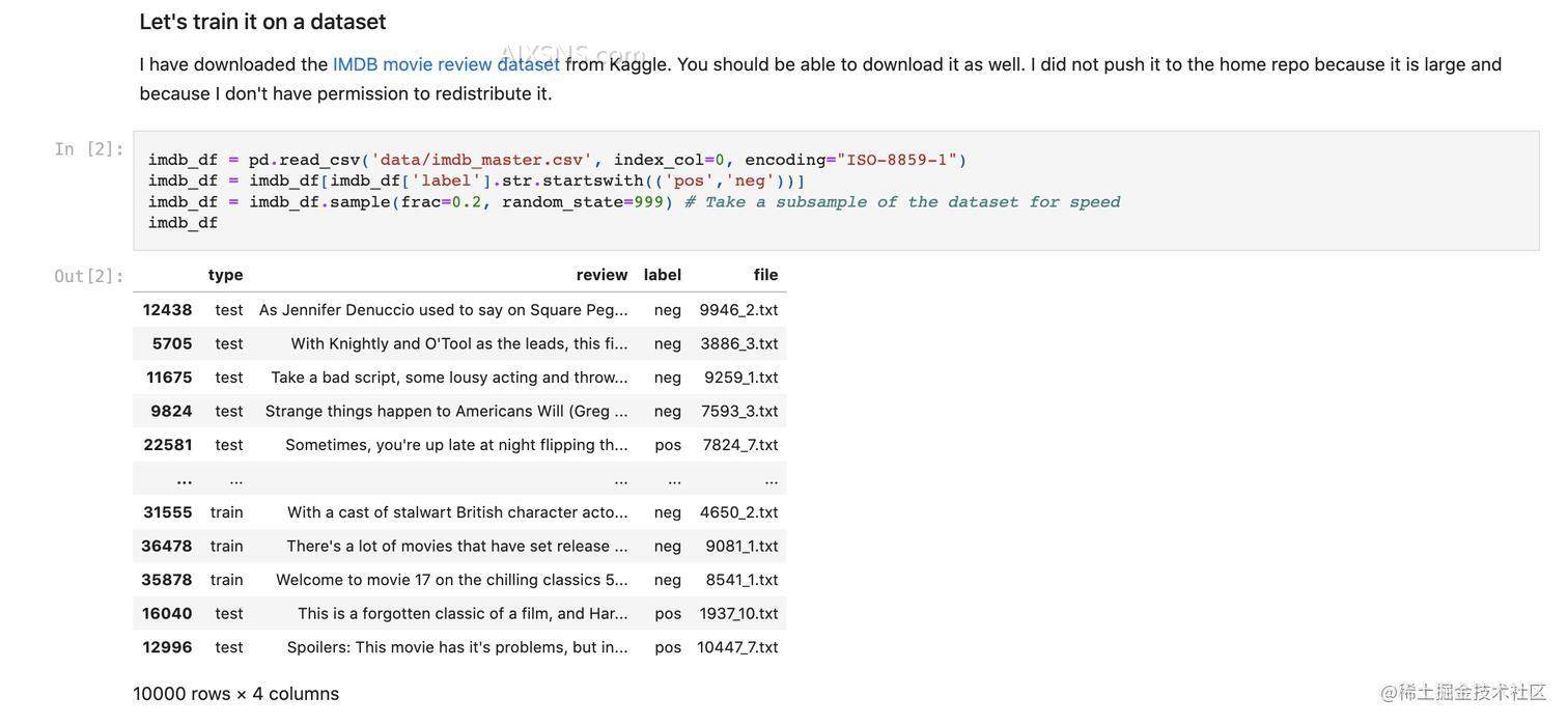 使用CountVectorizer预测IMDB电影评论数据