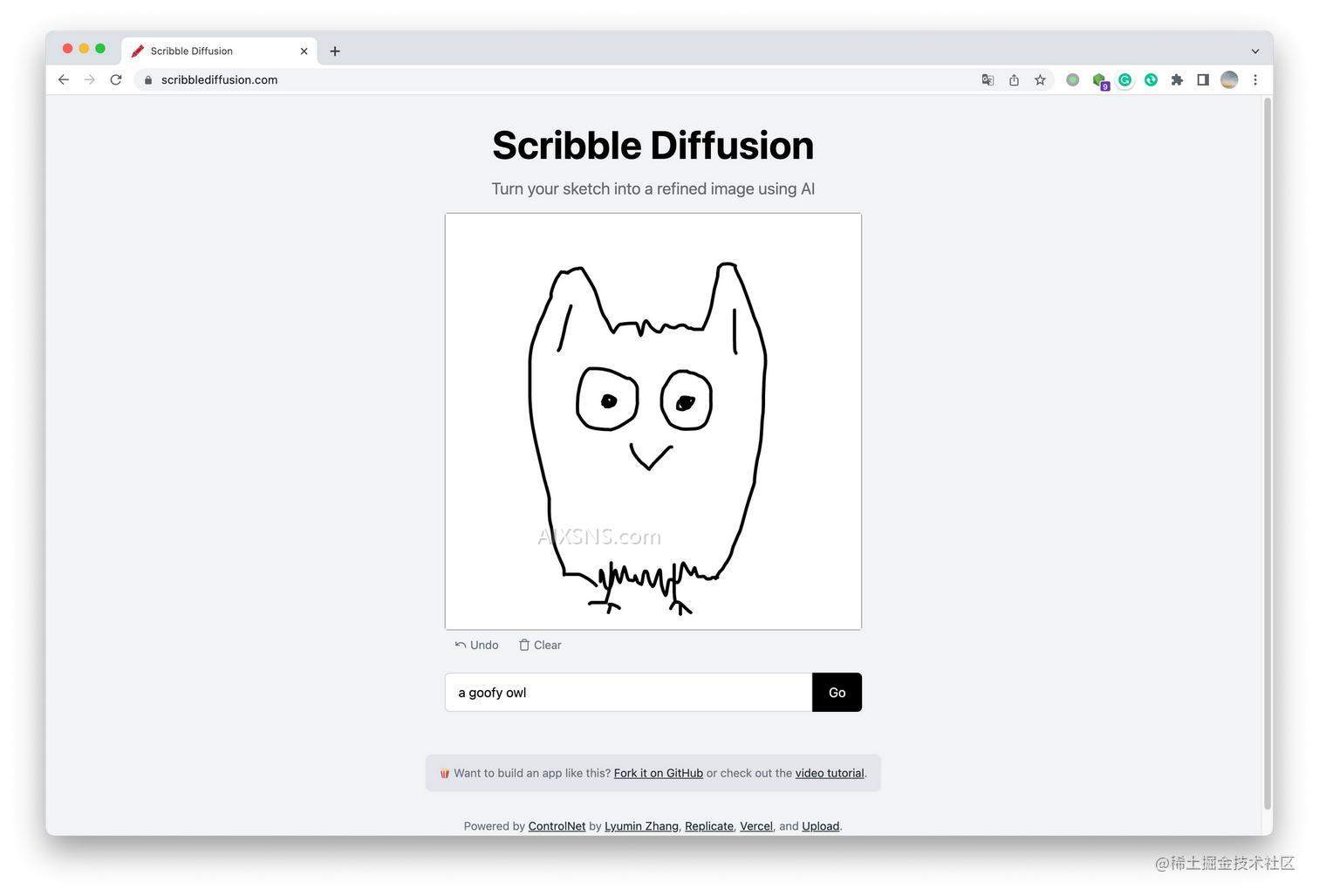 使用AI绘图工具Scribble Diffusion进行小程序开发